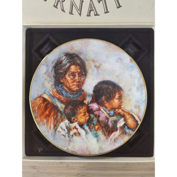 COLLECTOR PLATE BY LISETTE DE WINNE ROYAL DOULTON NOBLE HERITAGE #4934 - Picture 4 of 7